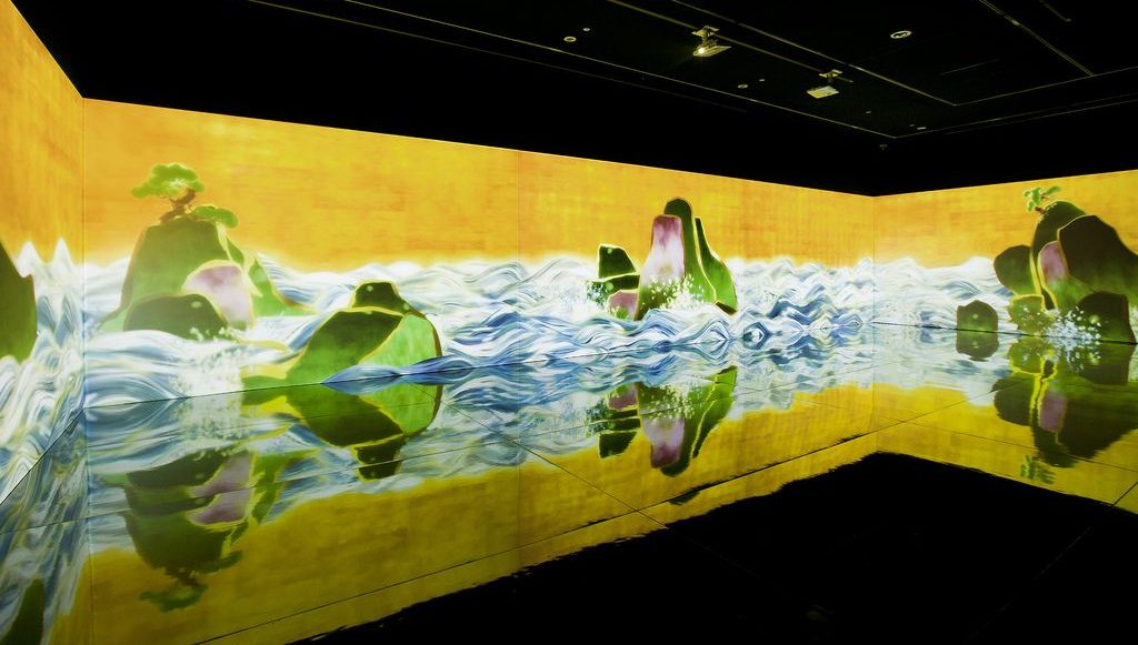 Das digitale Kunstmuseum in Tokyo