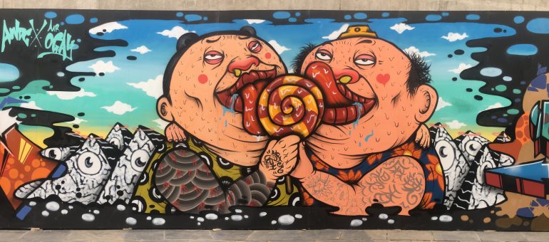 Streetart aus Taiwan - Mr. OGAY