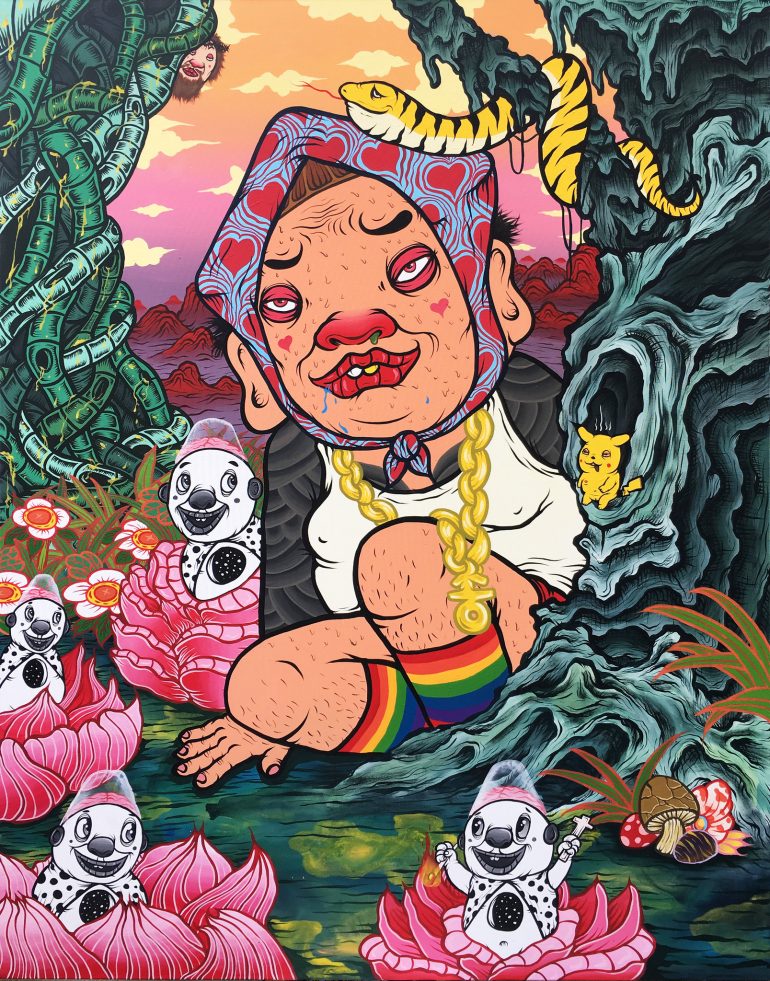 Streetart aus Taiwan - Mr. OGAY