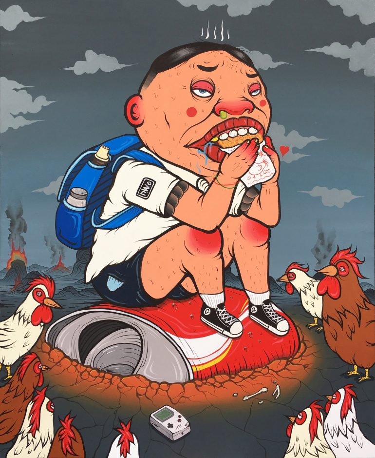 Streetart aus Taiwan - Mr. OGAY