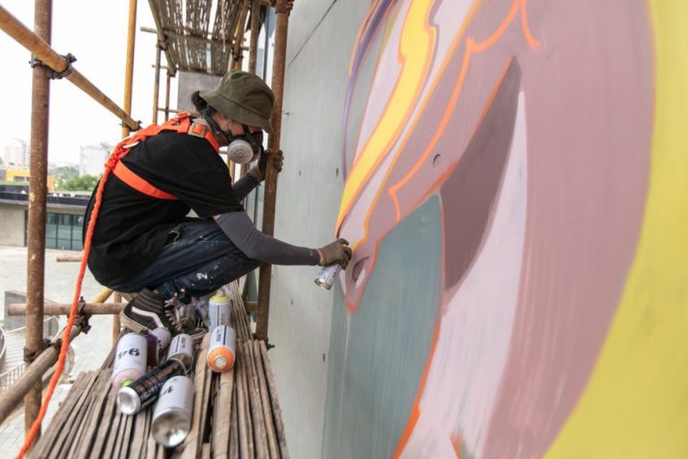 Streetart aus China - Sheep Chen