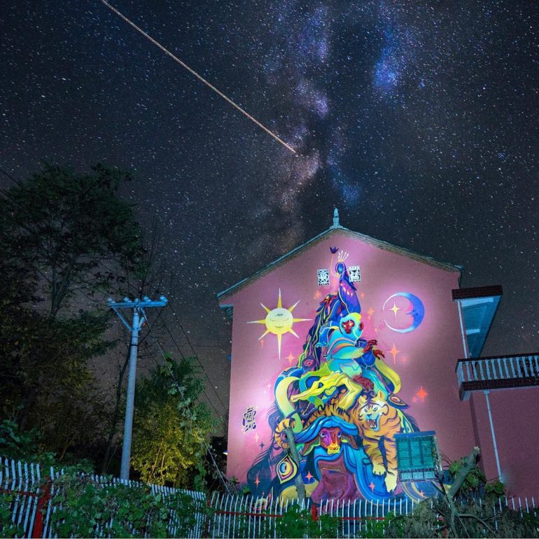 Streetart aus China - Sheep Chen