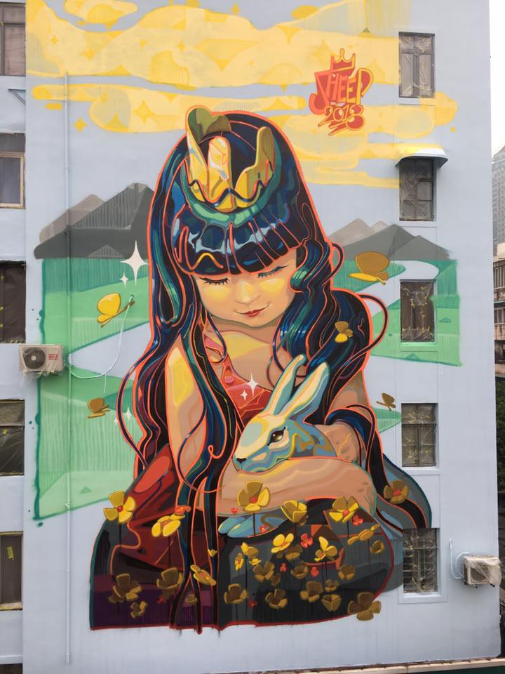 Streetart aus China - Sheep Chen