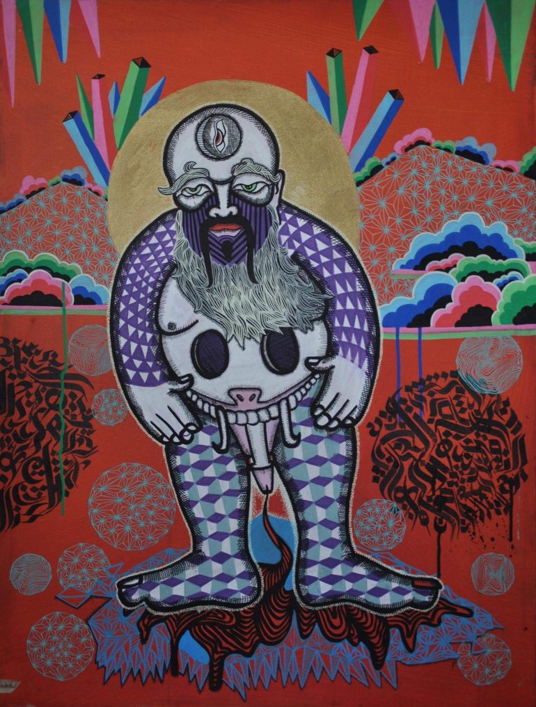 Streetart Nepal SadhuX