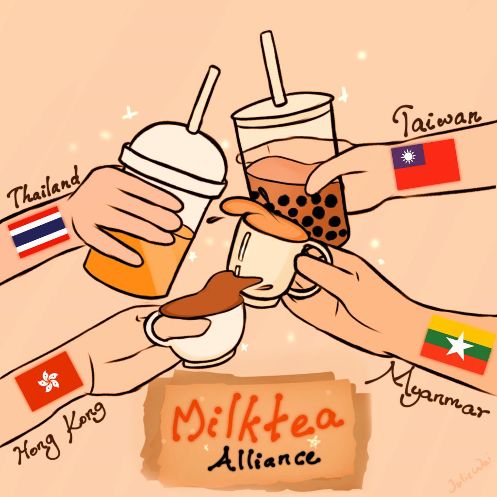 #MilkTeaAlliance - Junge Mensch aus Hongkong, Taiwan, Thailand und Taiwan verbünden sich im Kampf für Demokratie
